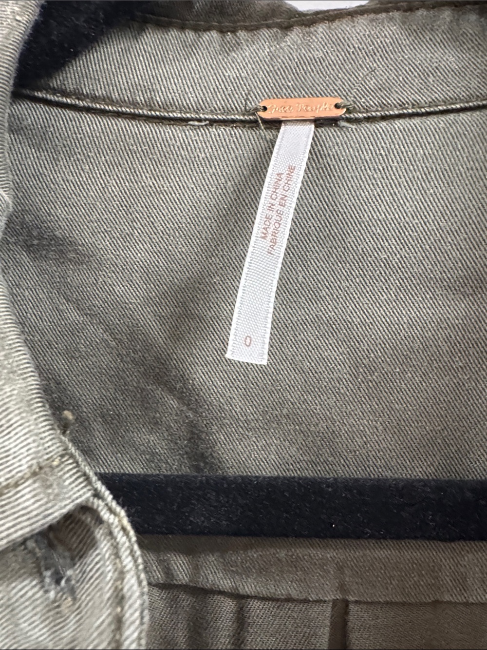 Free People Green Utility Drawstring Jacket - Picture 3 of 3